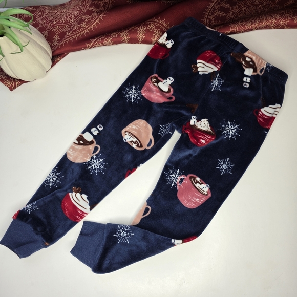 Carter's Pajama Set Blue Hot Cocoa Print 3T - Picture 8 of 8